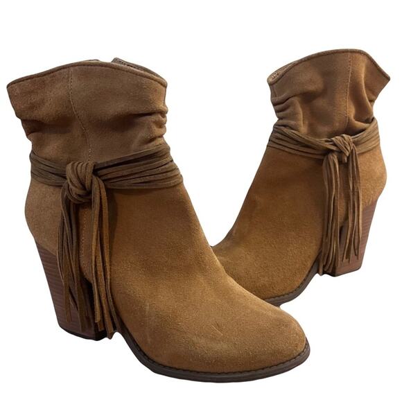 Jessica Simpson Sesley Ankle Tassel Booties Size 7 Women’s - Picture 8 of 8